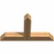 Ekena Millwork Portland Timber Gable Bracket, Western Red Cedar, 48"W x 28"H x 5 1/2"D x 5 1/2"F, 14/12 Pitch GBW048X28X0606POR00SWR - alternate 5